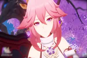 柚子猫 快来内射cosplay小姐姐  背景图片