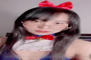 cosplay 眼镜魔法少女黑丝之恋  背景图片