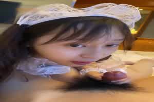 门事件 广州美院甜美大二学妹下海援交 化身情趣女仆卖力舔肉棒  背景图片