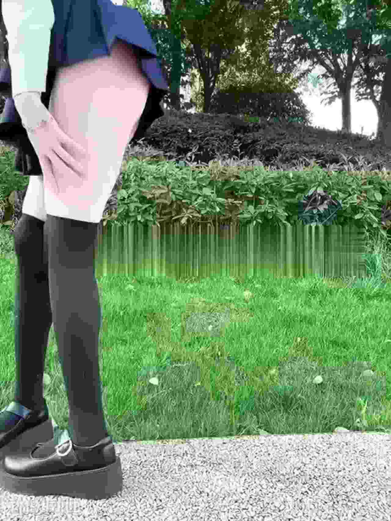  小萝莉被调教成小母狗户外露出尿尿 的剧照3