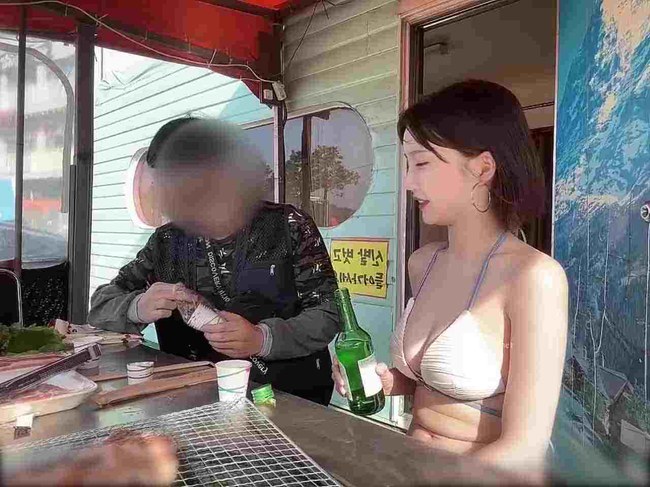  韩国前女团成员海边性爱 下海拍视频！！ 的剧照7