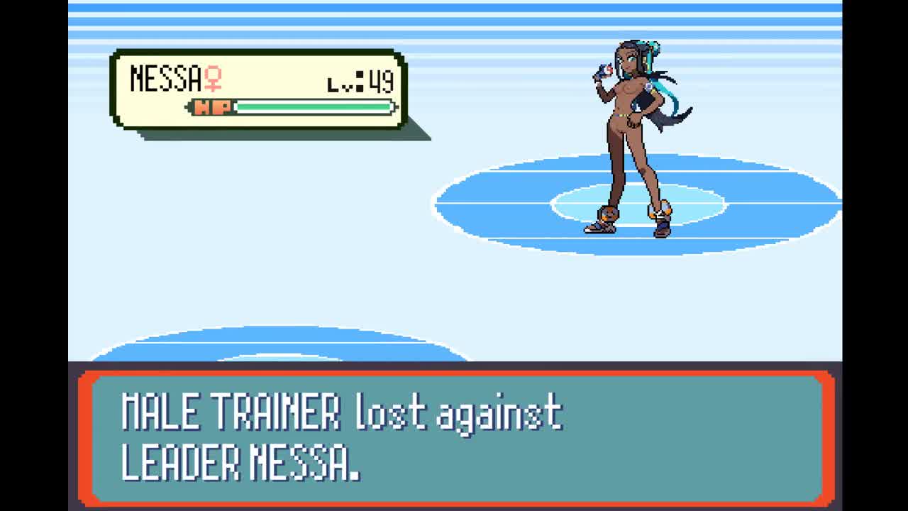  【精灵宝可梦】性感黑皮美人露璃娜的性爱训练师大战 的剧照9